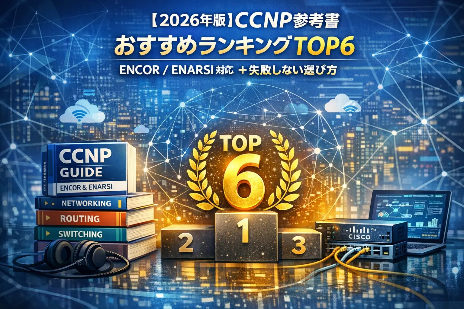 2026年版】CCNP参考書おすすめランキングTOP6｜ENCOR/ENARSI対応＋失敗